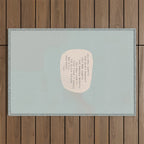 Be Still And Rest. Outdoor Rug Gallery Image 1
