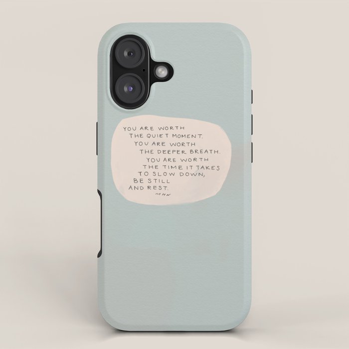 Be Still And Rest. iPhone Case Gallery Image 1