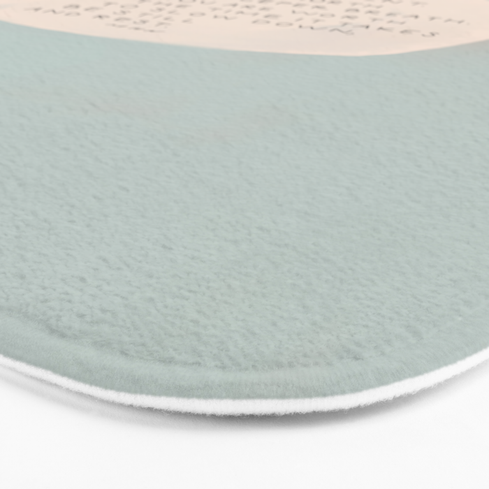 Be Still And Rest. Bath Mat Gallery Image 3