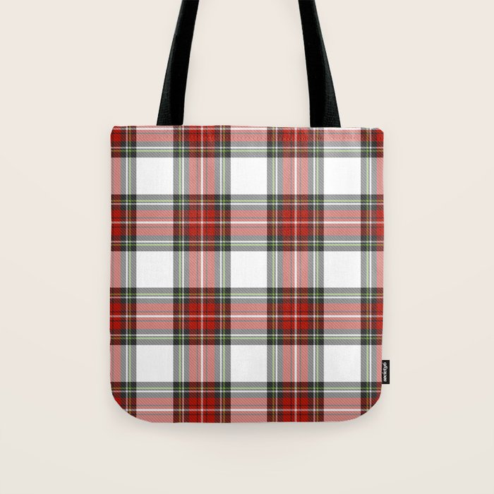 Christmas Tartan Plaid Tote Bag Gallery Image 1