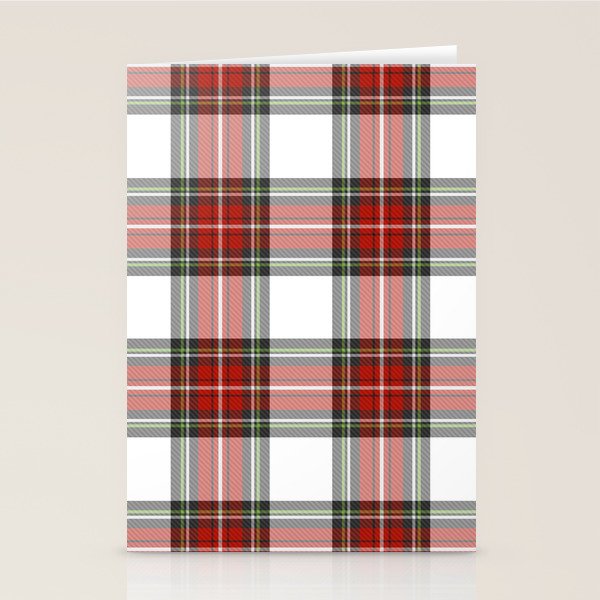 Christmas Tartan Plaid Stationery Card Gallery Image 2