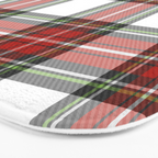 Christmas Tartan Plaid Bath Mat Gallery Image 3