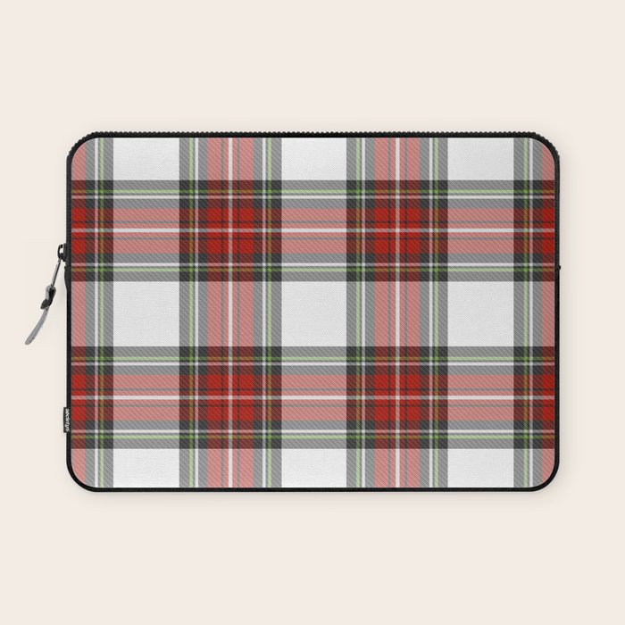 Christmas Tartan Plaid Laptop Sleeve Gallery Image 1