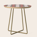 Christmas Tartan Plaid Side Table Gallery Image 1