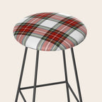 Christmas Tartan Plaid Stool Gallery Image 2