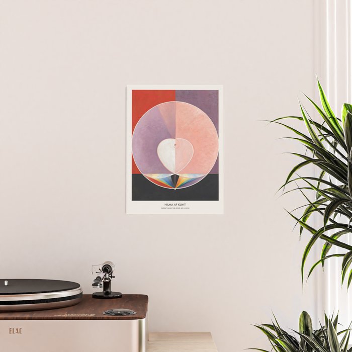 Hilma af Klint Dove Pink Abstract Feminist Art Vintage Swedish Exhibition Modern Spiritual Decor Poster Gallery Image 2