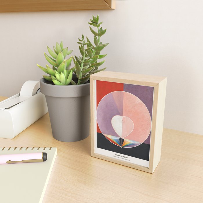 Hilma af Klint Dove Pink Abstract Feminist Art Vintage Swedish Exhibition Modern Spiritual Decor Mini Art Print Gallery Image 2