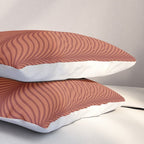Elysian VI Red Terracotta Pillow Sham Gallery Image 3