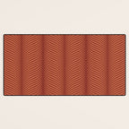 Elysian VI Red Terracotta Desk Mat Gallery Image 3