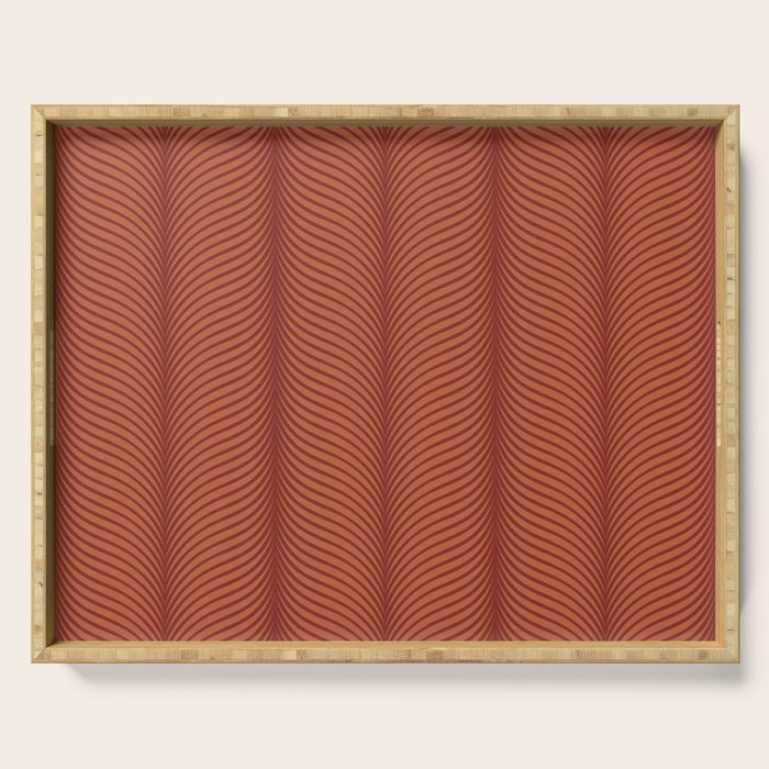 Elysian VI Red Terracotta Serving Tray Gallery Image 1