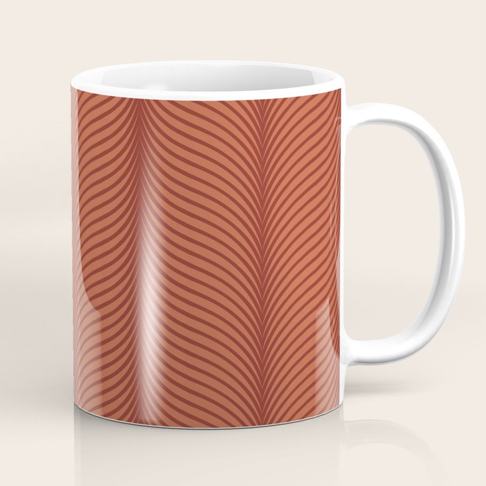 Elysian VI Red Terracotta Coffee Mug Gallery Image 1