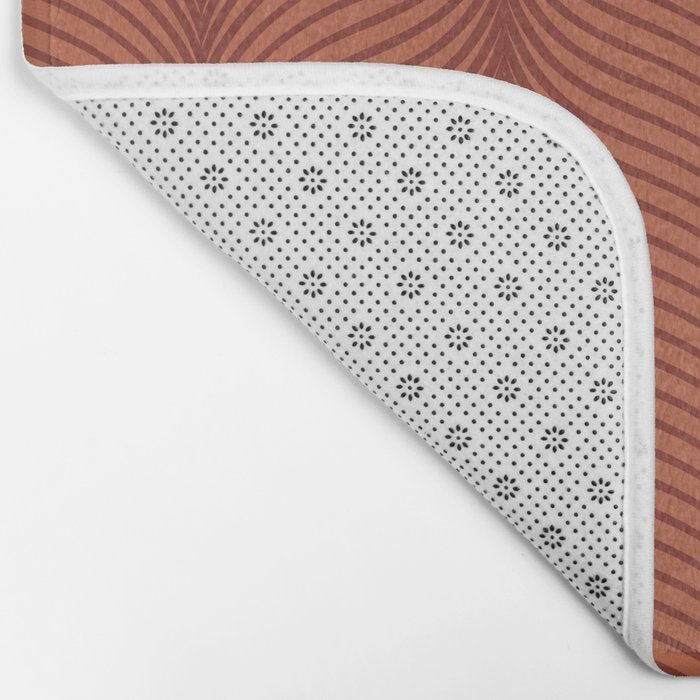 Elysian VI Red Terracotta Bath Mat Gallery Image 2