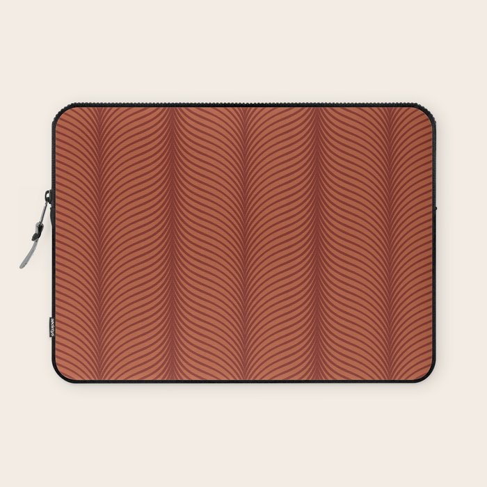 Elysian VI Red Terracotta Laptop Sleeve Gallery Image 1