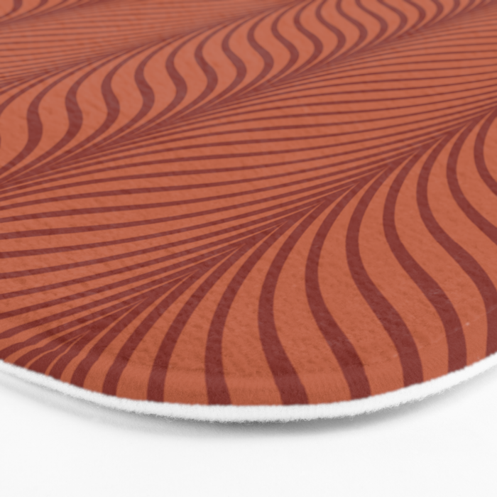 Elysian VI Red Terracotta Bath Mat Gallery Image 3