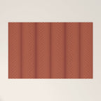 Elysian VI Red Terracotta Welcome Mat Gallery Image 1