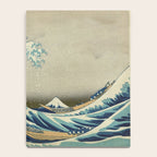 The Classic Japanese Great Wave off Kanagawa Print by Hokusai Notebook Gallery Image 4