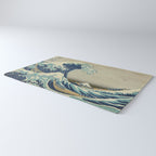 The Classic Japanese Great Wave off Kanagawa Print by Hokusai Rug Gallery Image 3