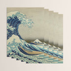 The Classic Japanese Great Wave off Kanagawa Print by Hokusai Wrapping Paper Gallery Image 3