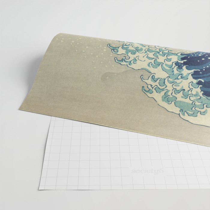 The Classic Japanese Great Wave off Kanagawa Print by Hokusai Wrapping Paper Gallery Image 2