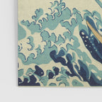 The Classic Japanese Great Wave off Kanagawa Print by Hokusai Poster Gallery Image 3
