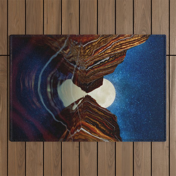 Moon Reflection Outdoor Rug Gallery Image 1