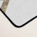 Geometrical white faux gold elegant stylish diamonds Desk Mat Gallery Image 4