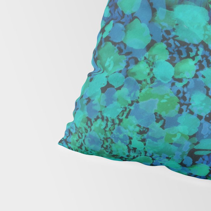 Peacock Watercolor Painting Pillow Sham Gallery Image 4