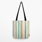 Classic Stripes XXVI - Natural Boho Tote Bag Gallery Image 2