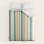 Classic Stripes XXVI - Natural Boho Duvet Cover Gallery Image 6