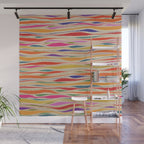 Irregular Lines / Summer Palette Wall Mural Gallery Image 1
