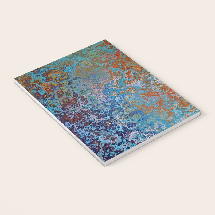 Vintage Rust, Copper and Blue Notebook Gallery Image 3