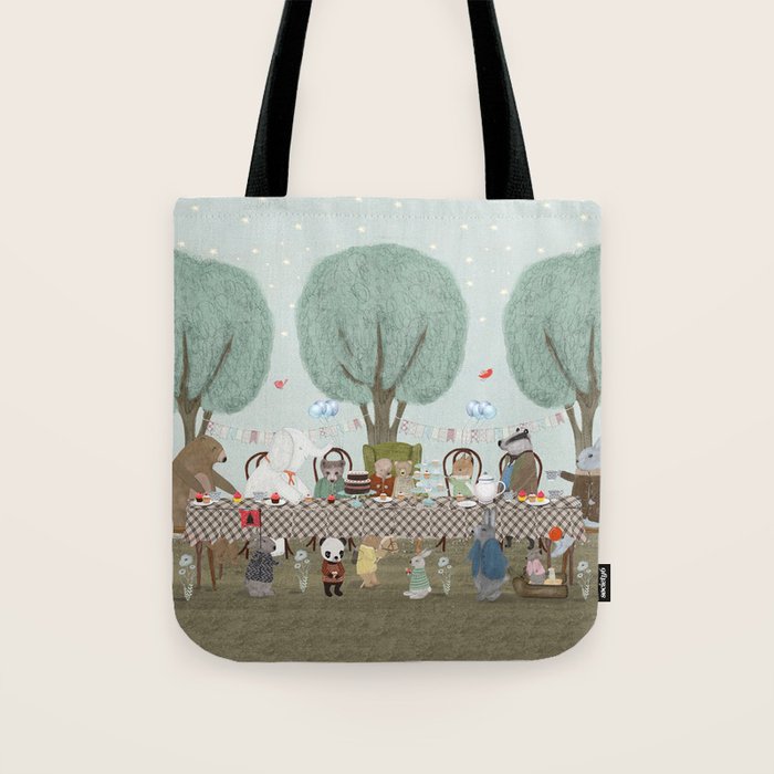little tea party Tote Bag Gallery Image 1