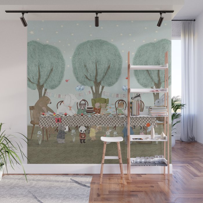 little tea party Wall Mural Gallery Image 1
