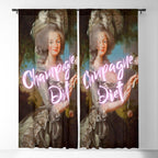 'Champagne Diet' Marie Antoinette  Window Curtain Gallery Image 5