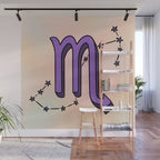Scorpio Symbol Wall Mural Gallery Image 1