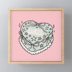 Cancer Heart Cake Mini Art Print Gallery Image 1