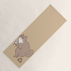 Coffee Makes Cat Poop Yoga Mat Gallery Image 1