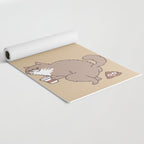 Coffee Makes Cat Poop Yoga Mat Gallery Image 2