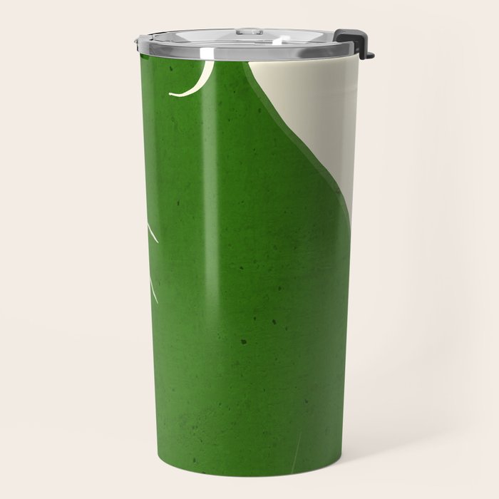 Minimalist Green Cat Travel Mug Gallery Image 2