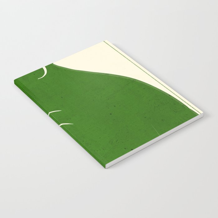 Minimalist Green Cat Notebook Gallery Image 1