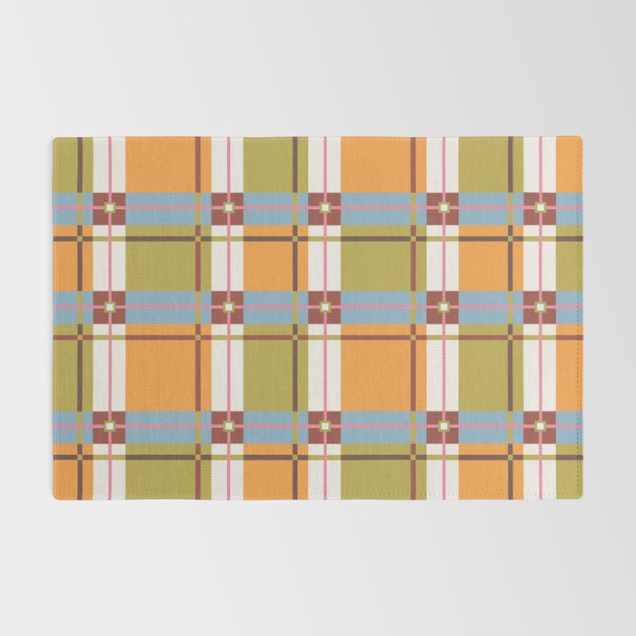 Autumn Breeze Checks Rug Gallery Image 2