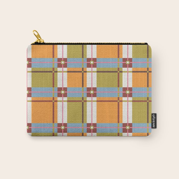 Autumn Breeze Checks Carry All Pouch Gallery Image 1