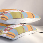 Autumn Breeze Checks Pillow Sham Gallery Image 3