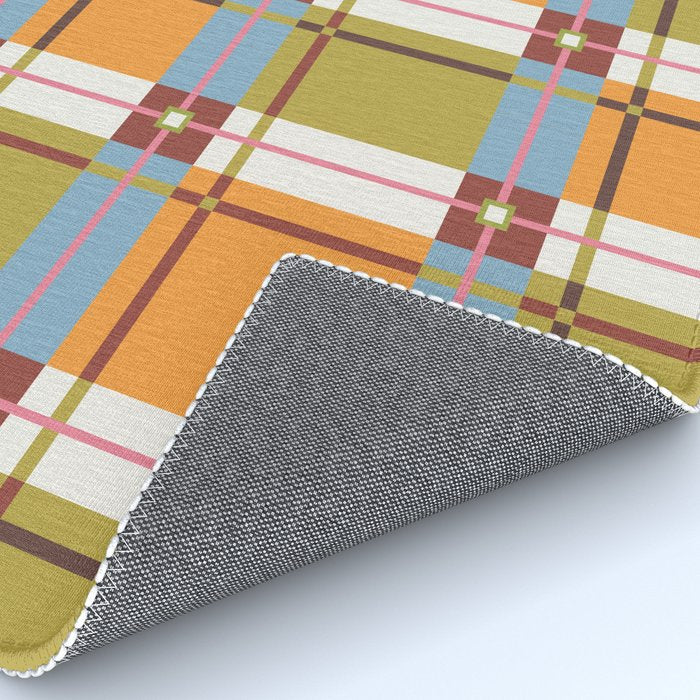 Autumn Breeze Checks Rug Gallery Image 4
