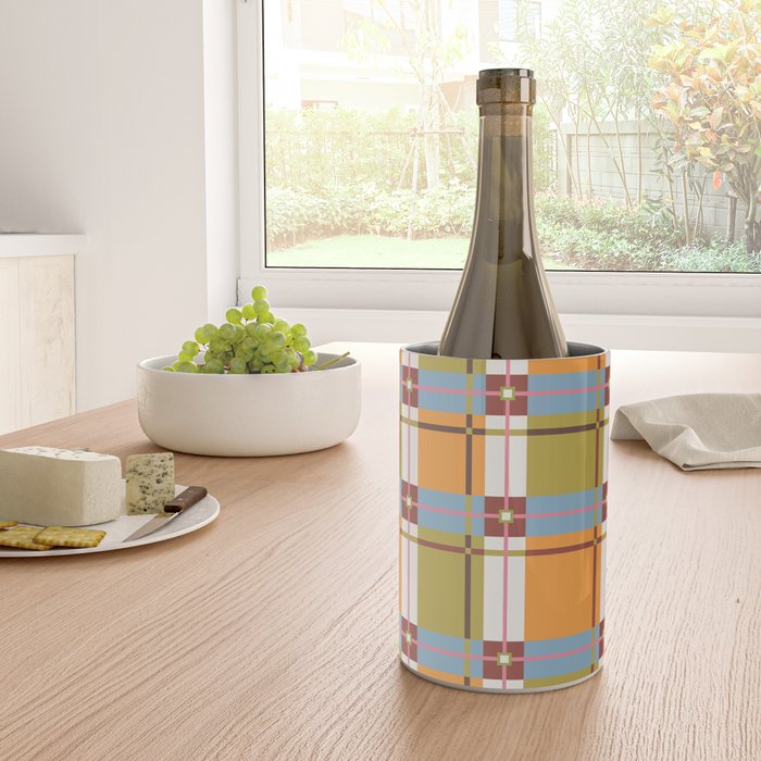 Autumn Breeze Checks Wine Chiller Gallery Image 4