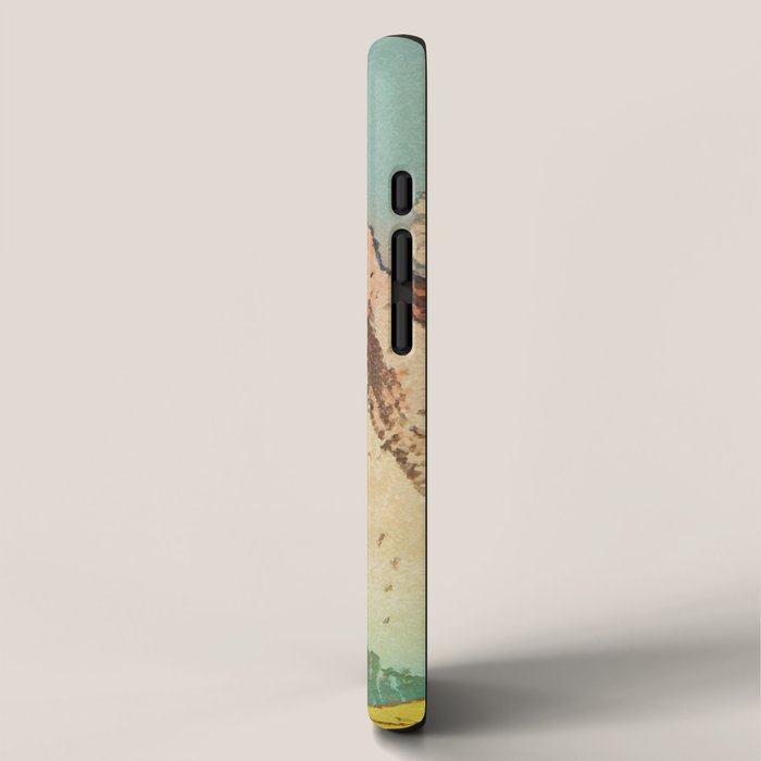 Greeting Kaneda - Mountain  Nature Landscape in Yellow, Orange and Blue iPhone Case Gallery Image 2