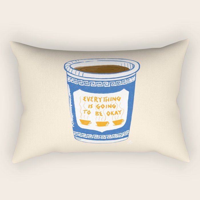 Everything Is Going To Be Okay Rectangular Pillow Gallery Image 1