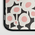 Poppy Dot - Retro Floral Black Pink Laptop Sleeve Gallery Image 3