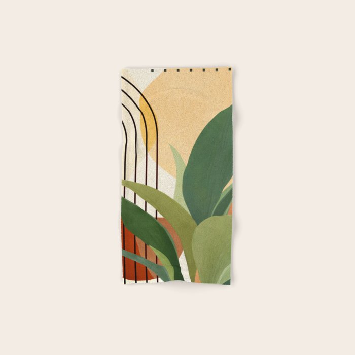 Plant Life Design 03 Bath Towel Gallery Image 1