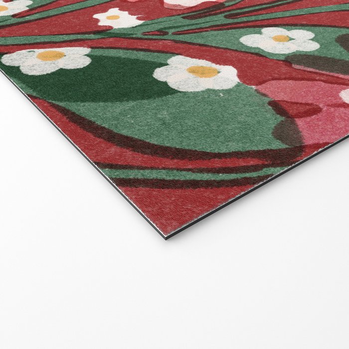 red garden Welcome Mat Gallery Image 2